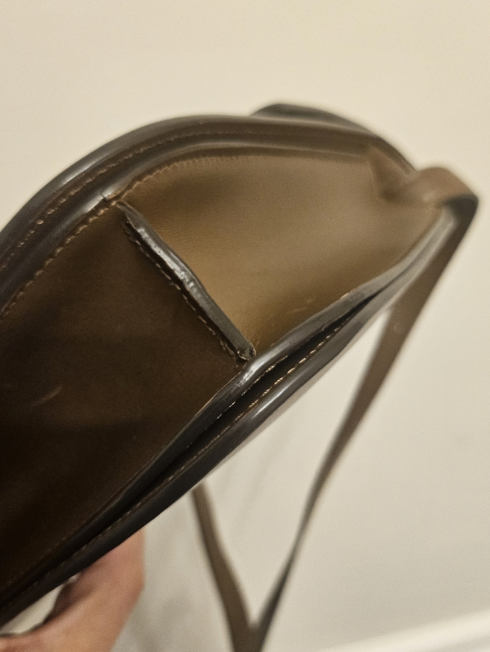 Vintage Celine Classic Box Bag Brown Smooth Calfskin Gold Hardware Crossbody - Picture 7 of 16